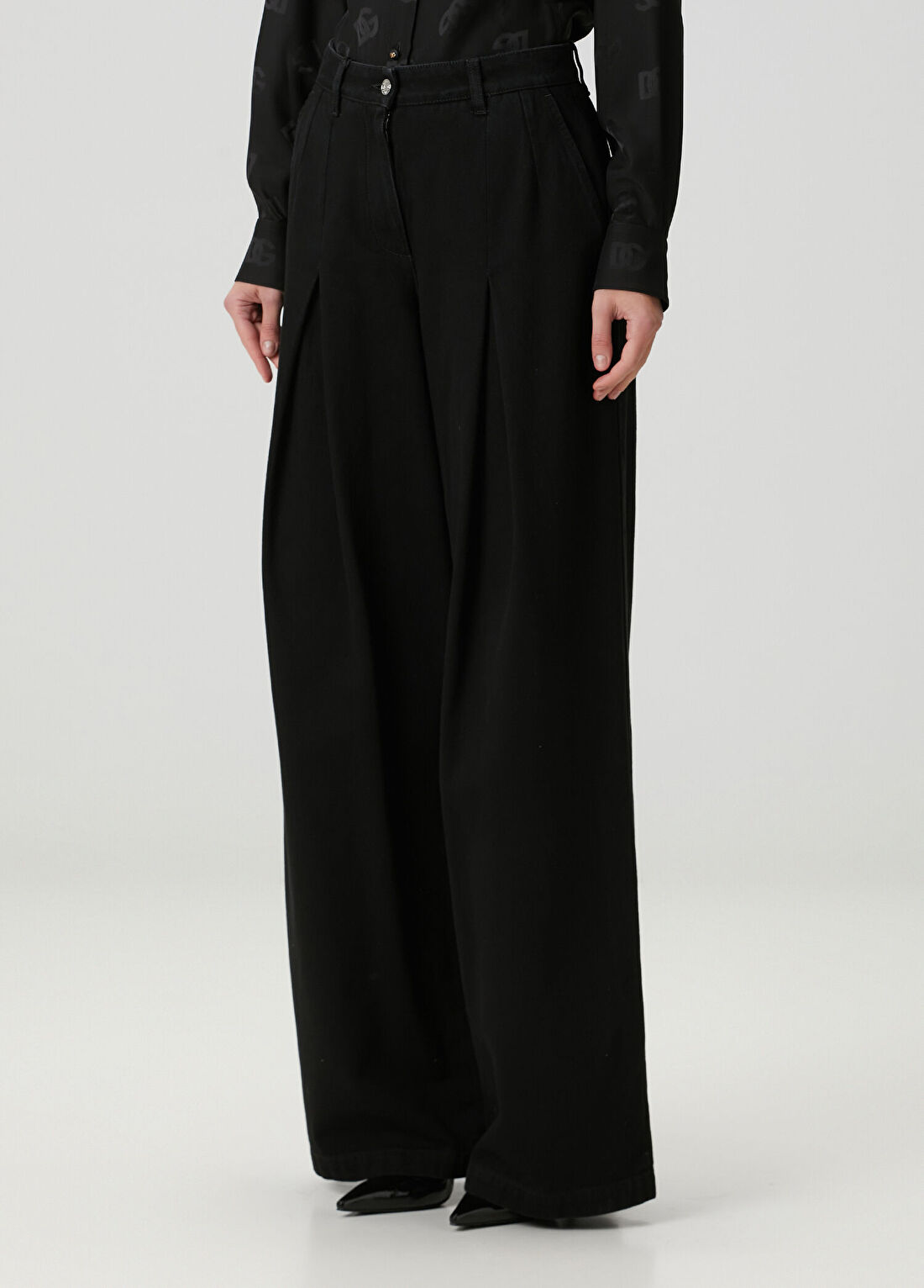 Dolce&Gabbana Siyah Jean Pantolon görsel 3