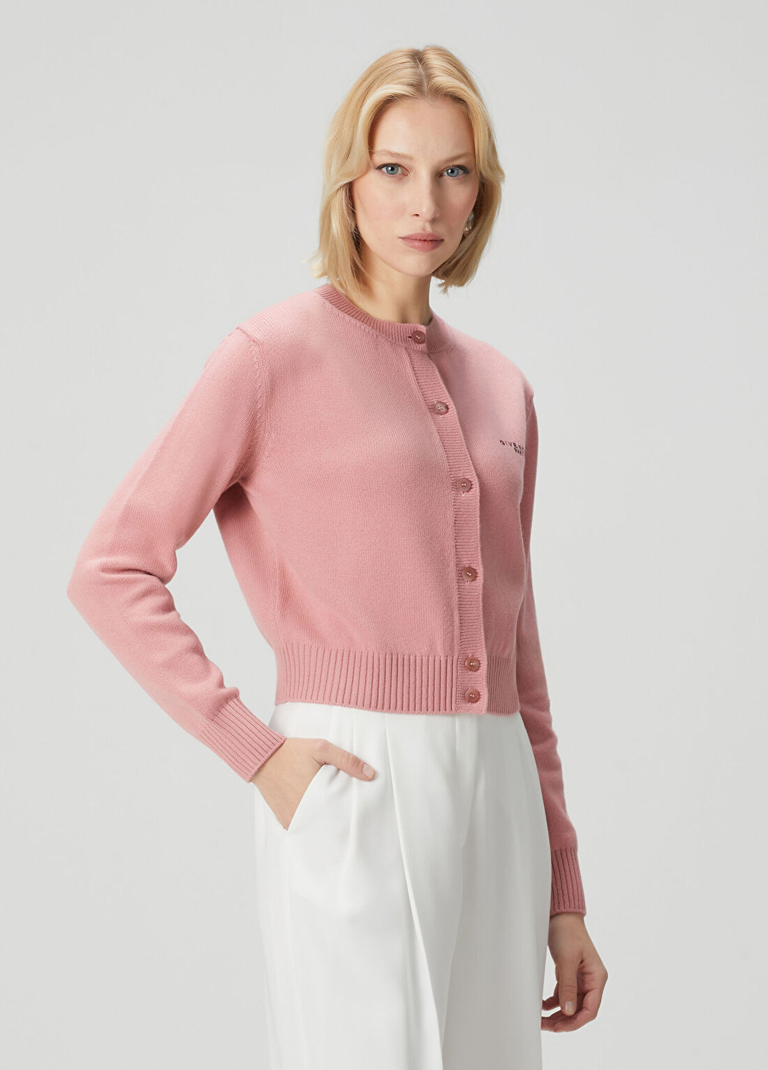 Givenchy Pembe Yün Hırka görsel 3