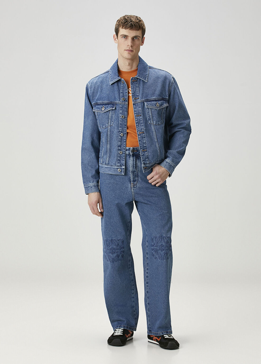 Loewe Anagram Mavi Jean Pantolon