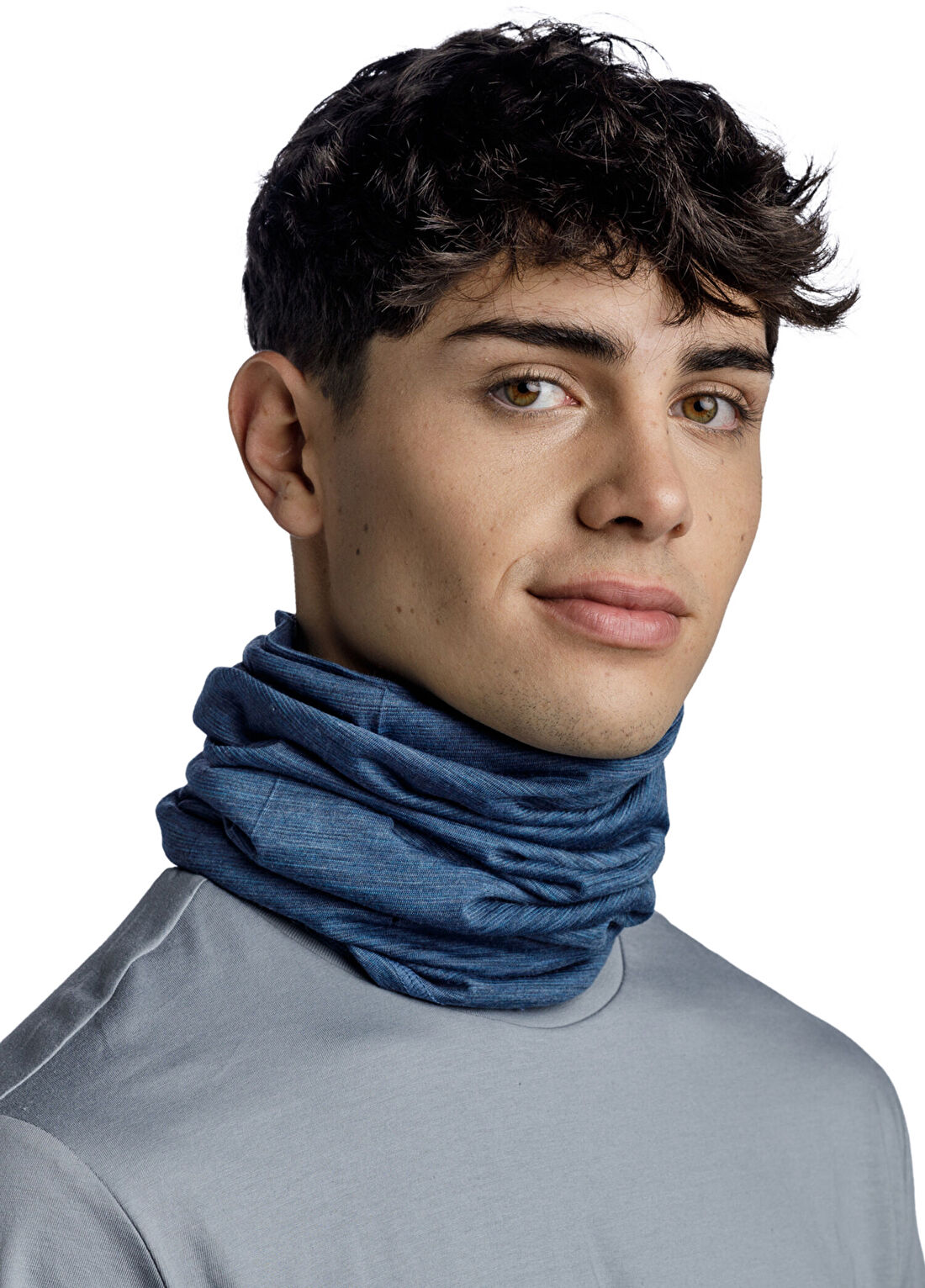 Buff Merino Lightweight Mutistripes Tempest Unisex Boyunluk görsel 3