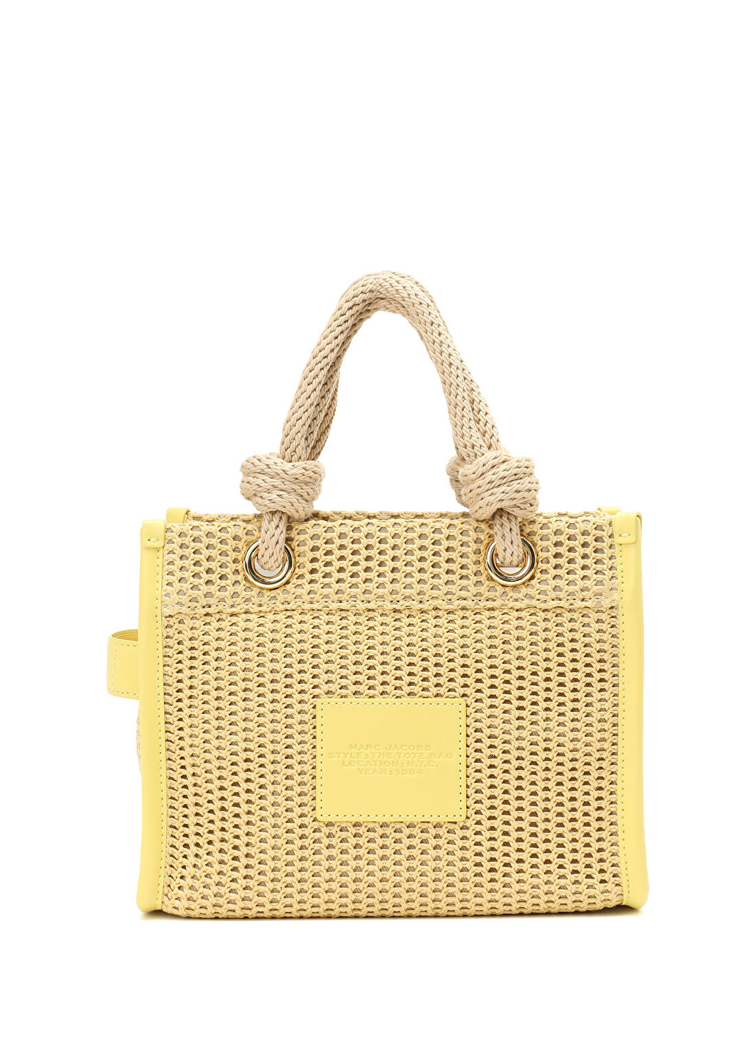 Marc Jacobs The Small Bej Sarı Kadın Alışveriş Çantası görsel 4