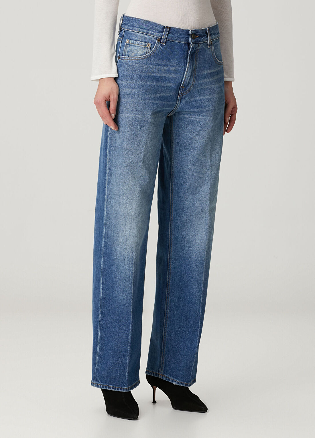 Haikure Bonnie Mavi Jean Pantolon görsel 4