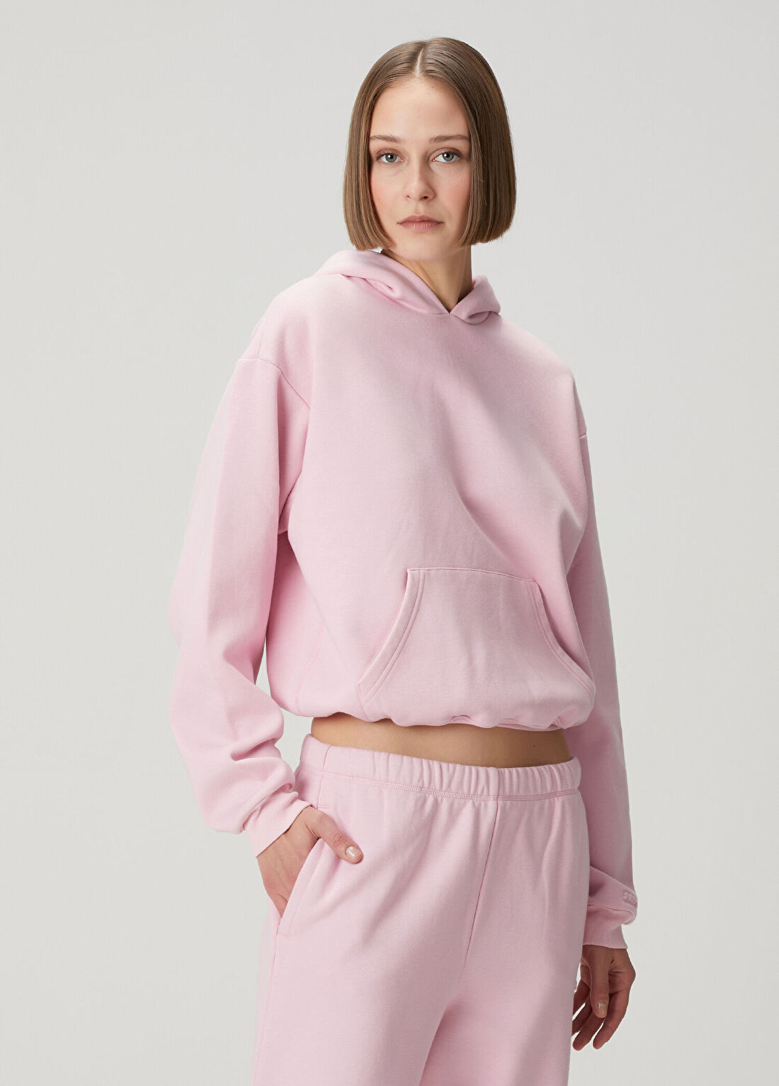 Skims Classic Pembe Hoodie