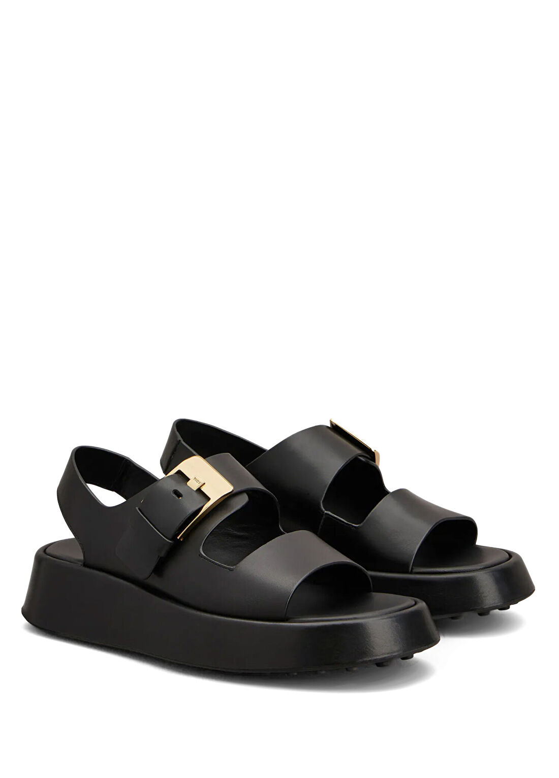Tod's Siyah Kadın Deri Sandalet görsel 2