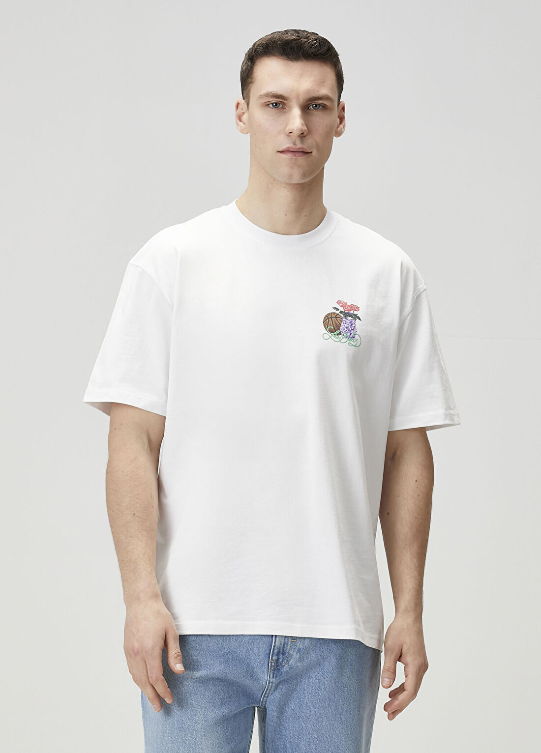 Les Deux Cole Table Nakış Detaylı T-shirt