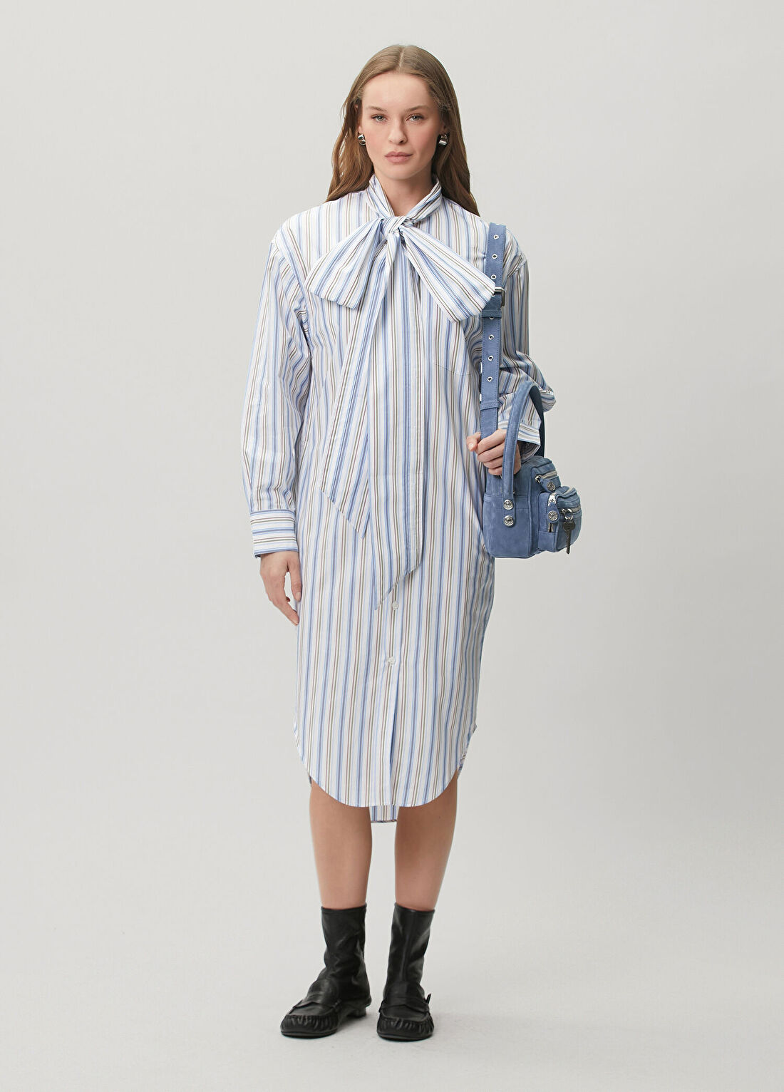 Acne Studios Midi Gömlek Elbise görsel 2
