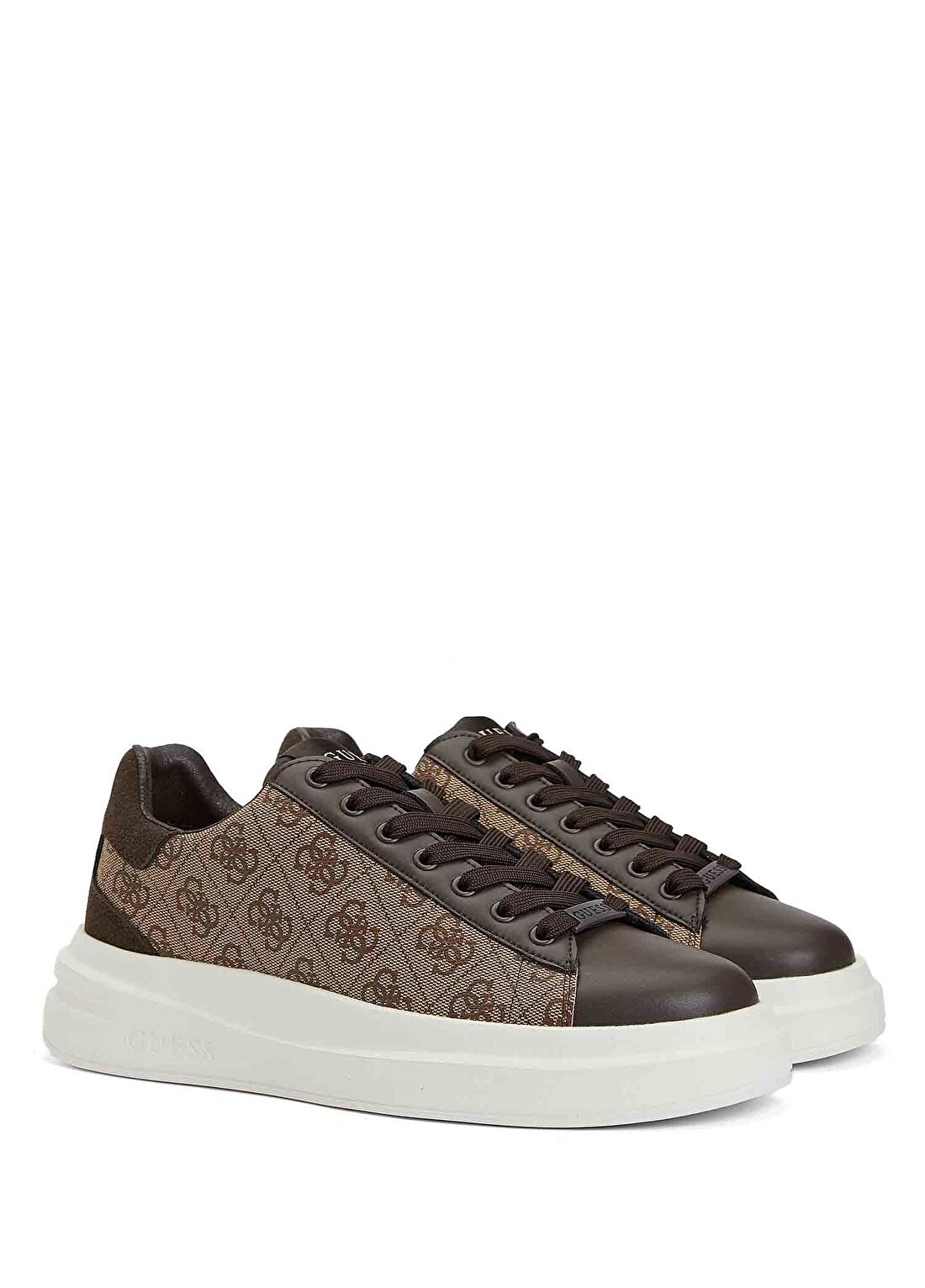 Guess Bej Kahve Erkek Sneaker görsel 2