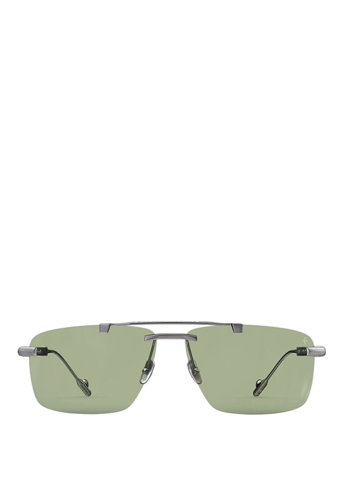 Philippe V. N30 Gümüş Yeşil Titanyum Unisex Güneş Gözlüğü
