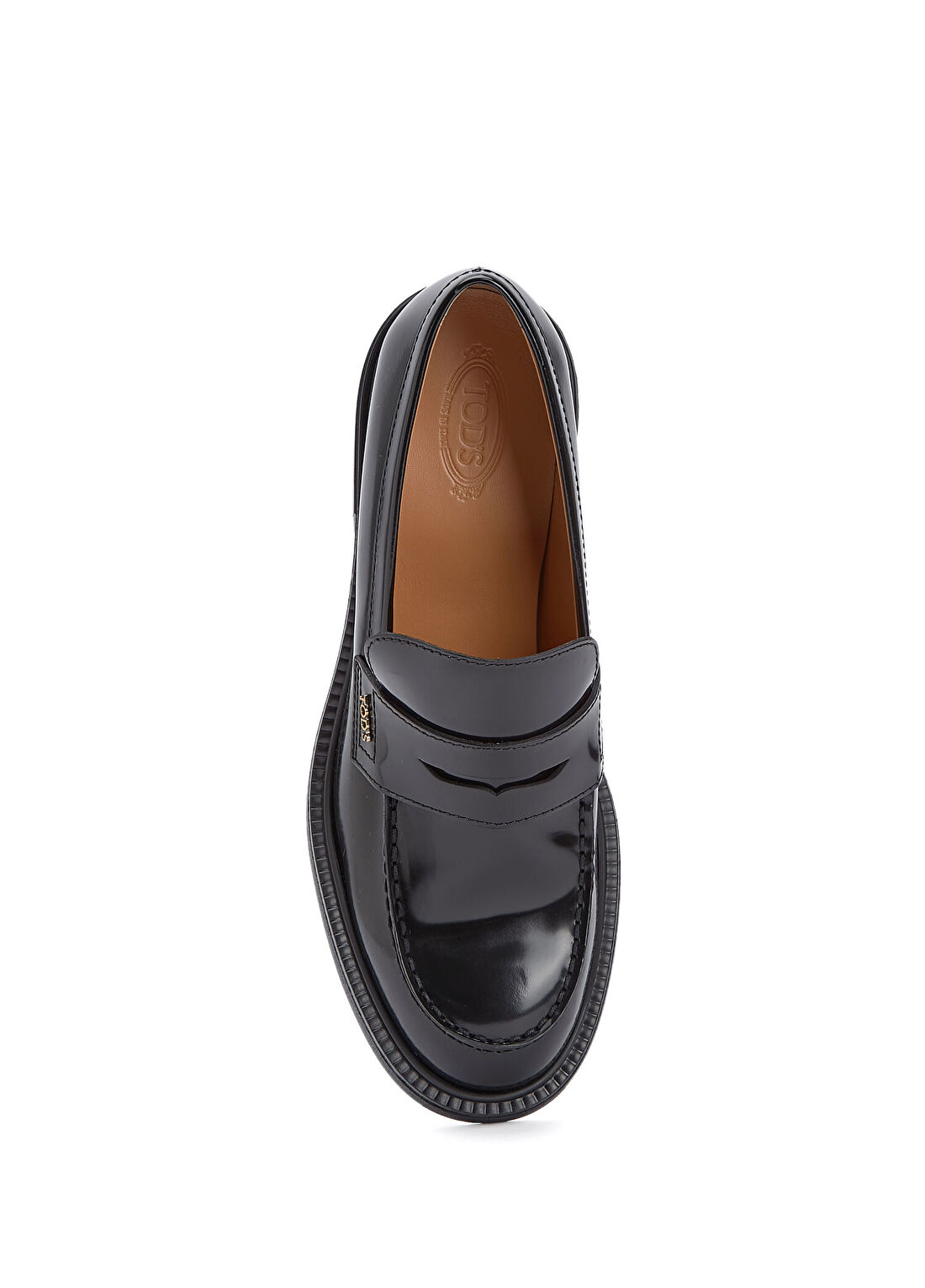 Tod's Siyah Kadın Deri Loafer görsel 4