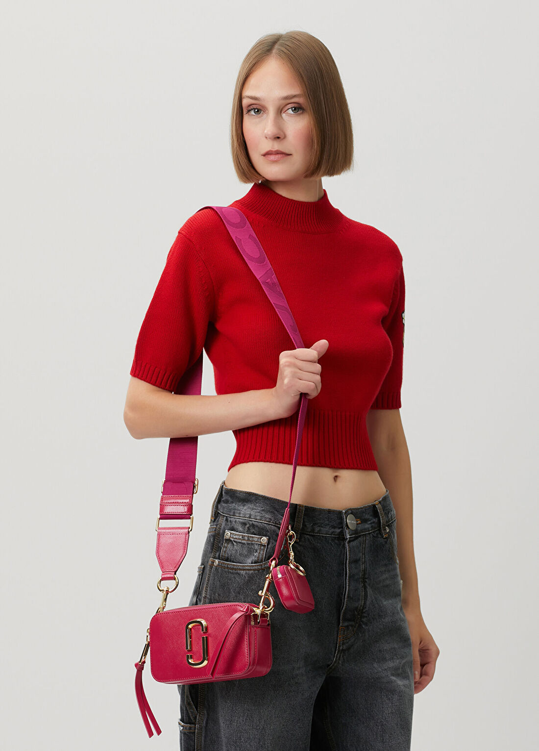 Marc Jacobs The Snapshot Pembe Kadın Çanta görsel 2