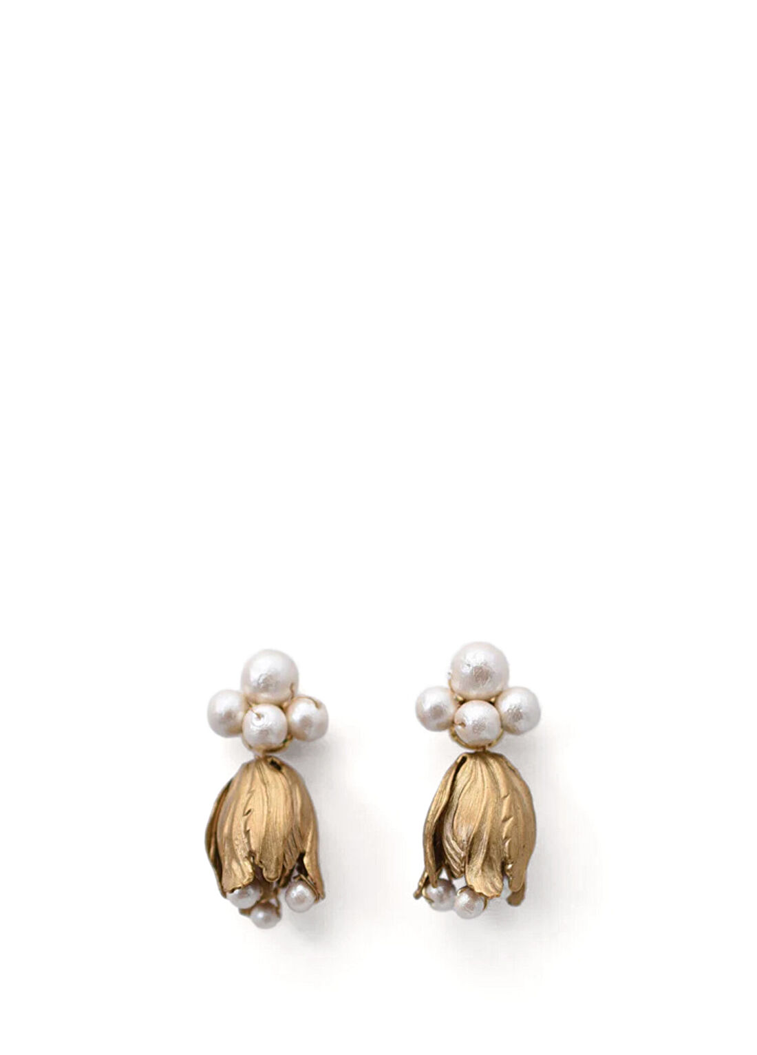 Monshiro Tulip Pearl Kadın Küpe