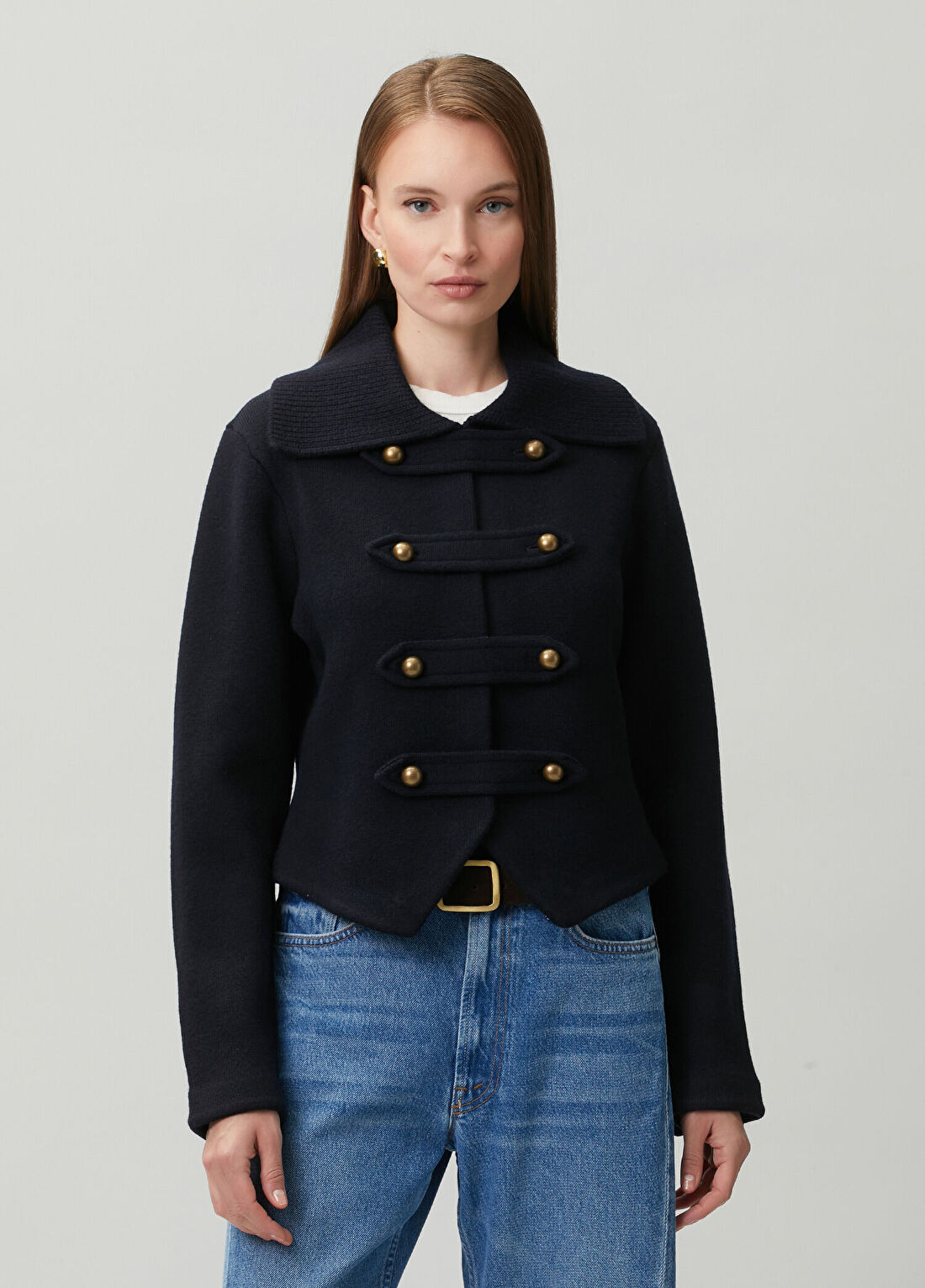 Polo Ralph Lauren Lacivert Yün Hırka