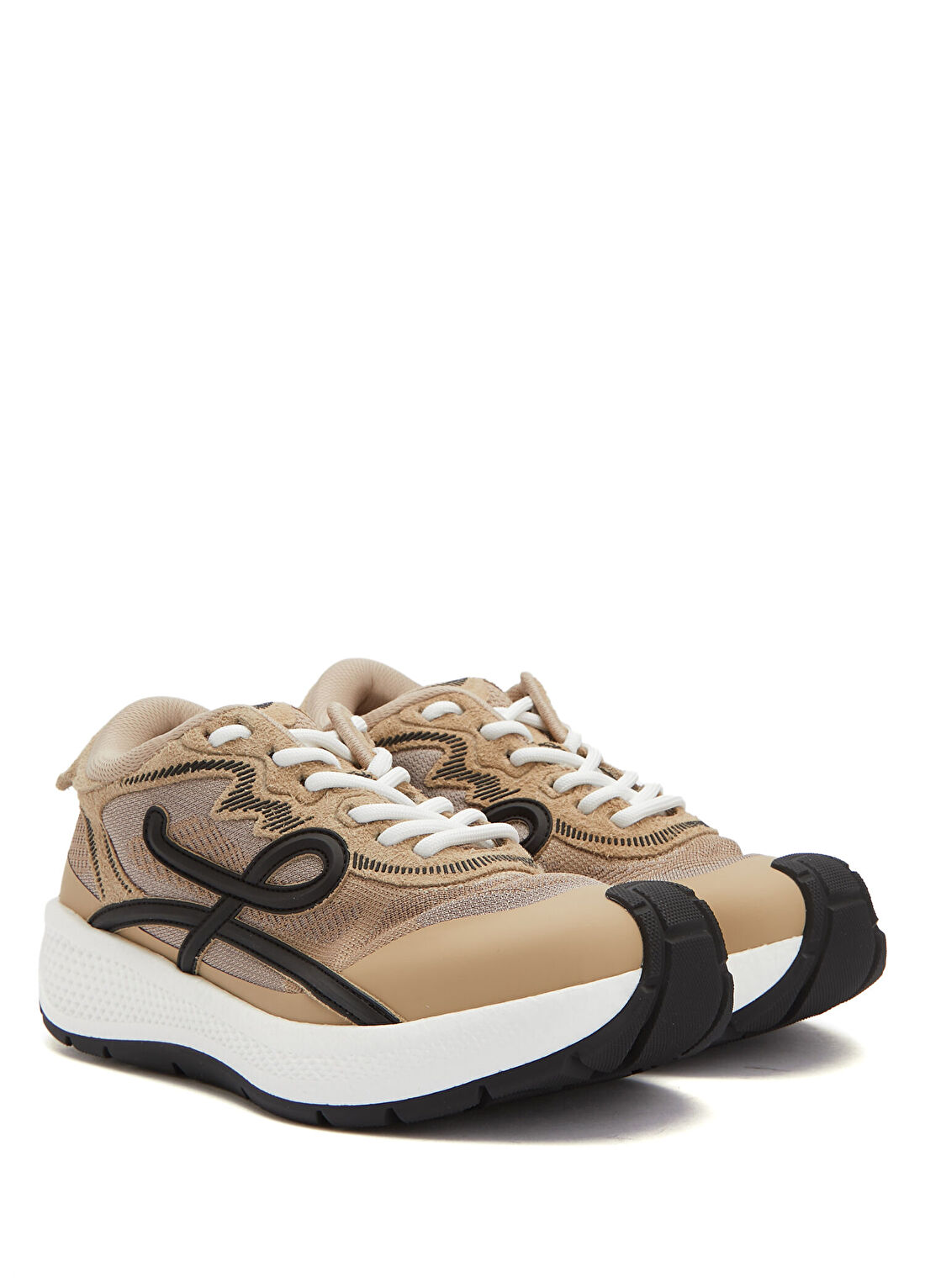 Loewe Pogo Bej Erkek Sneaker görsel 2