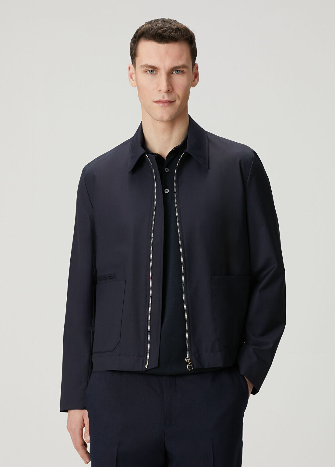 Paul Smith Regular Fit Lacivert Yün Ceket