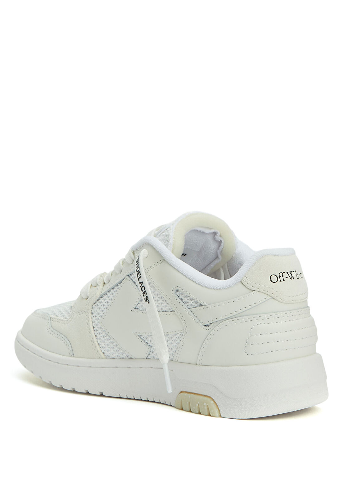 Off-White Out Of Office Beyaz Kadın Deri Sneaker görsel 3