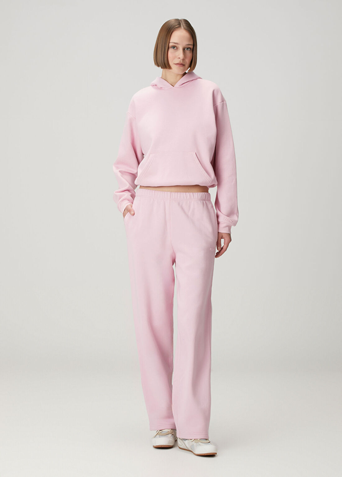 Skims Classic Pembe Hoodie görsel 2