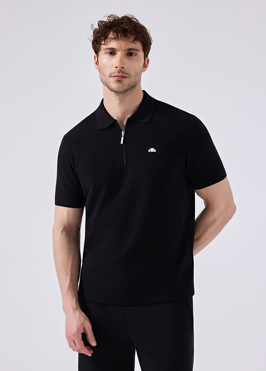 Ellesse Siyah Polo Yaka Kısa Kollu Erkek T-shirt 6SM5048-BK