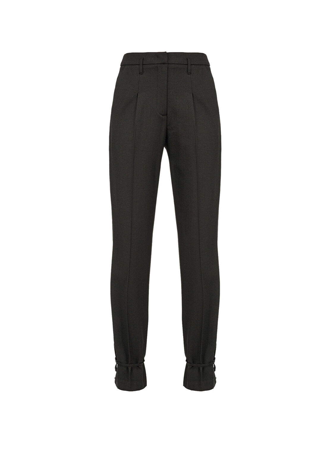 Pinko Fleet 1 Trousers Siyah Yünlü Kadın Pantolon