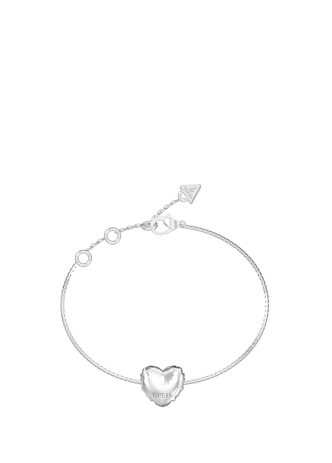 Guess JGUJUBB05542JWRHS Kalpli Metalik Gri Çelik Kadın Bileklik