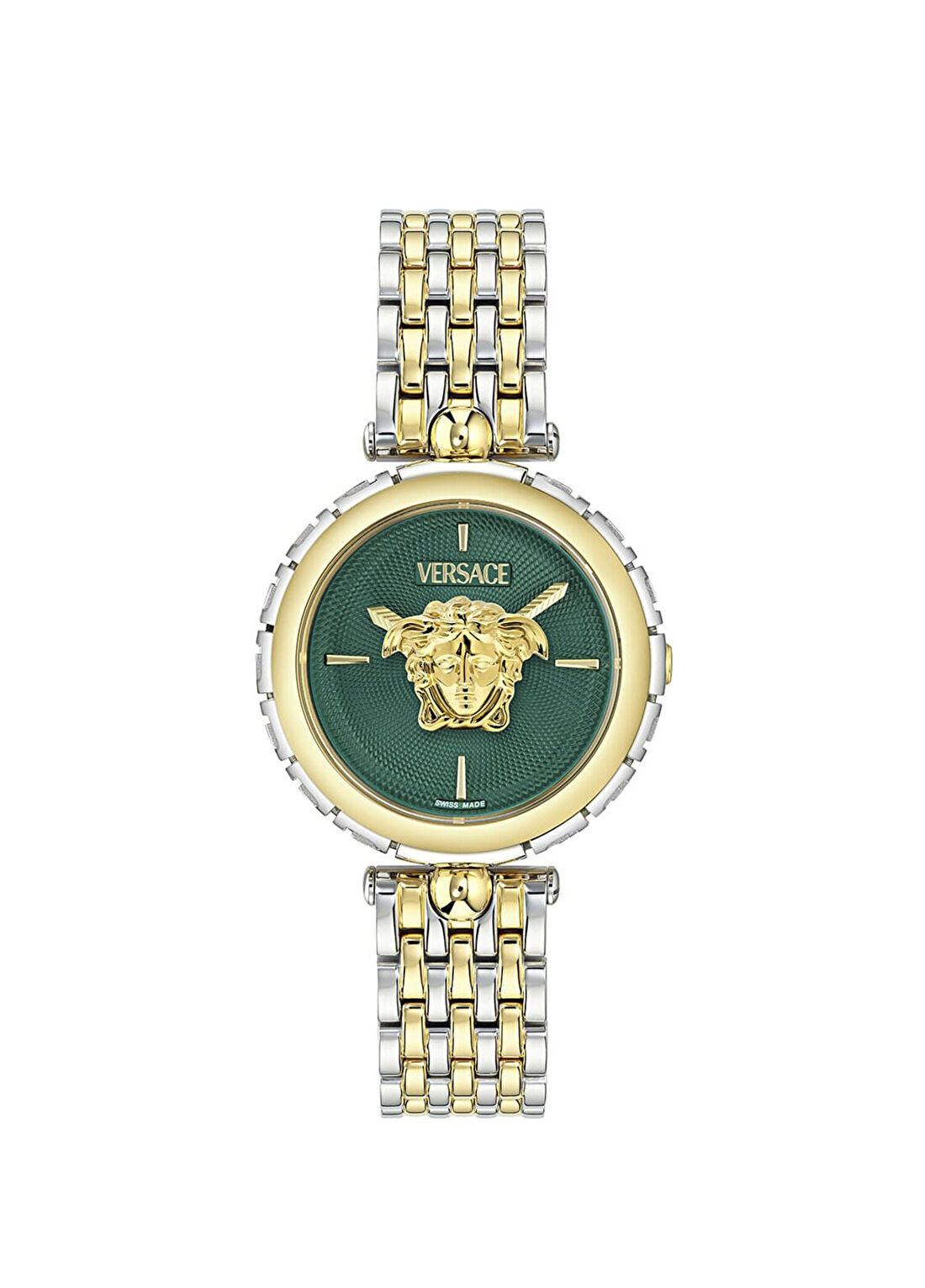 Versace VRSCVE9D00324 Altın Rengi Metalik Gri Çelik Kadın Kol Saati