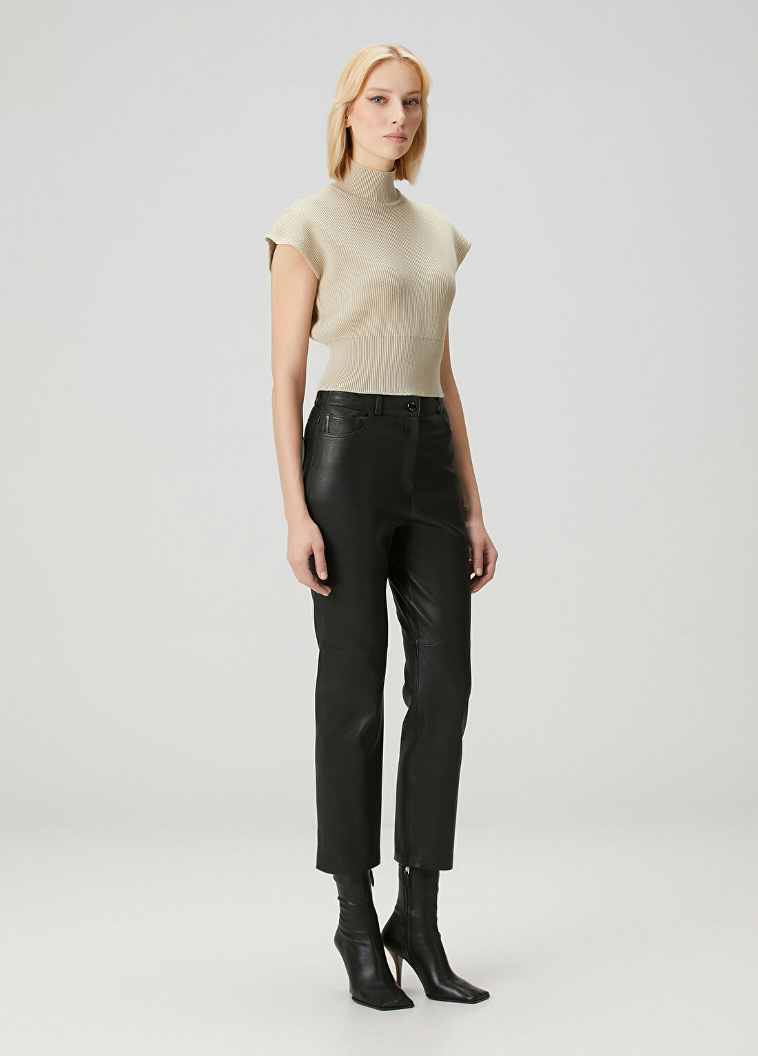Rick Owens Bej Yün Triko görsel 2
