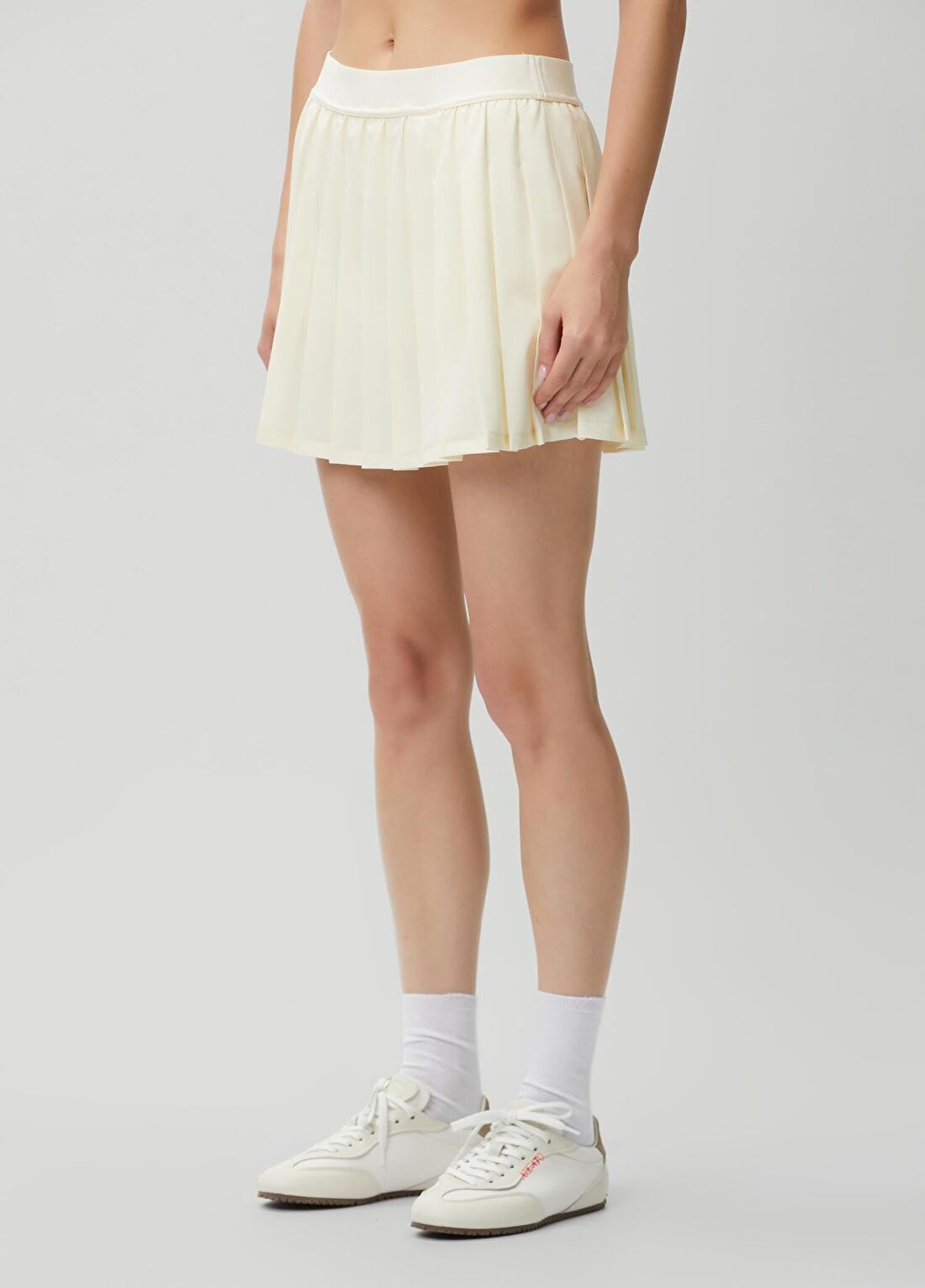 Guess Selene Sarı Pileli Mini Etek görsel 3