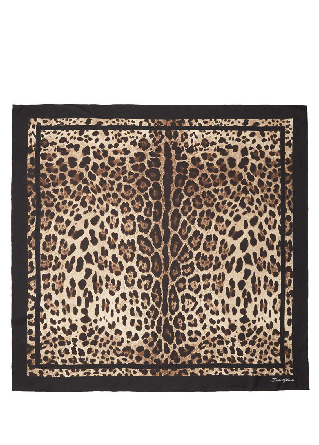 Dolce&Gabbana Leopar Kadın İpek Fular
