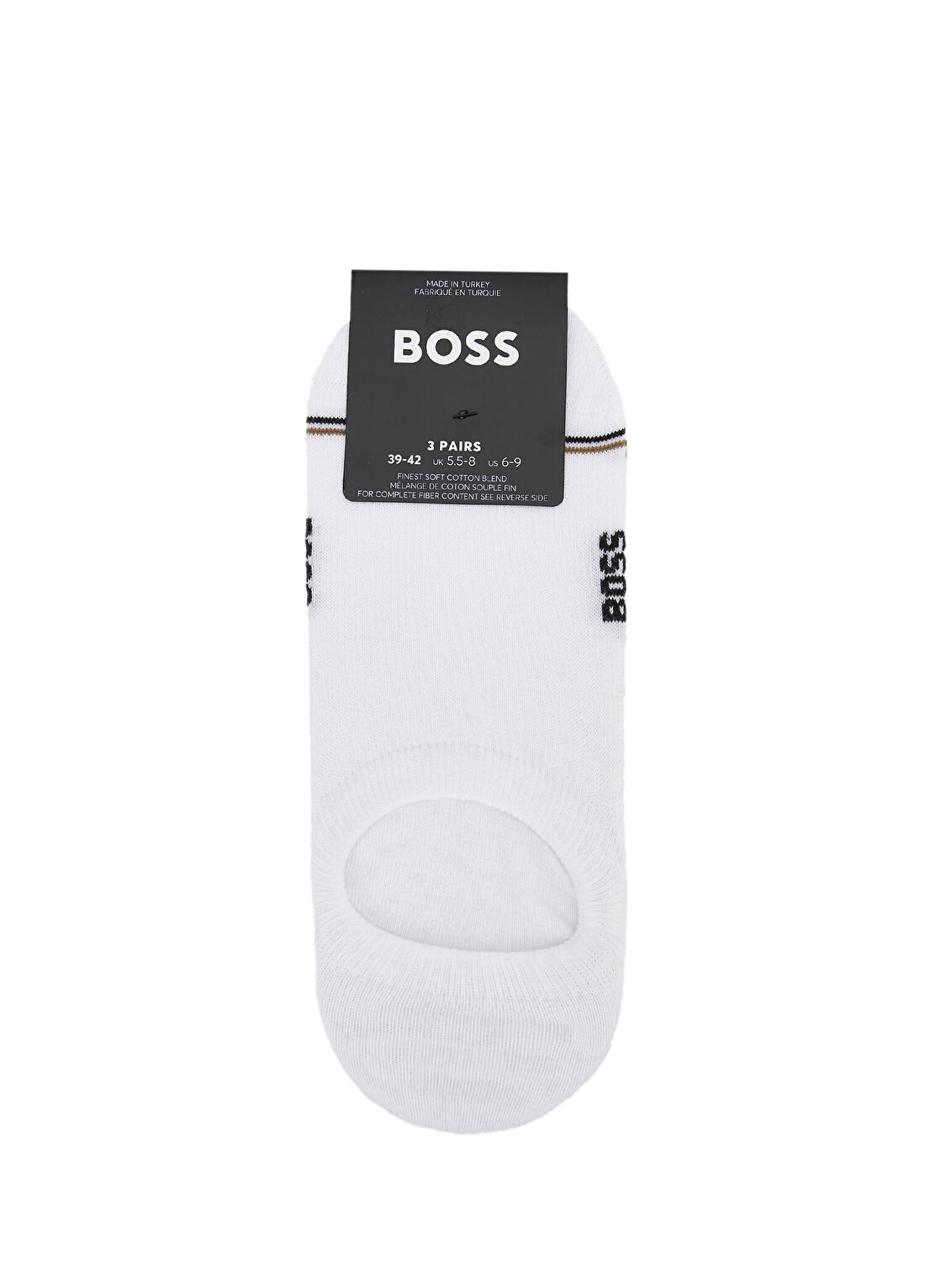 Boss Beyaz 3lü Kadın Çorap