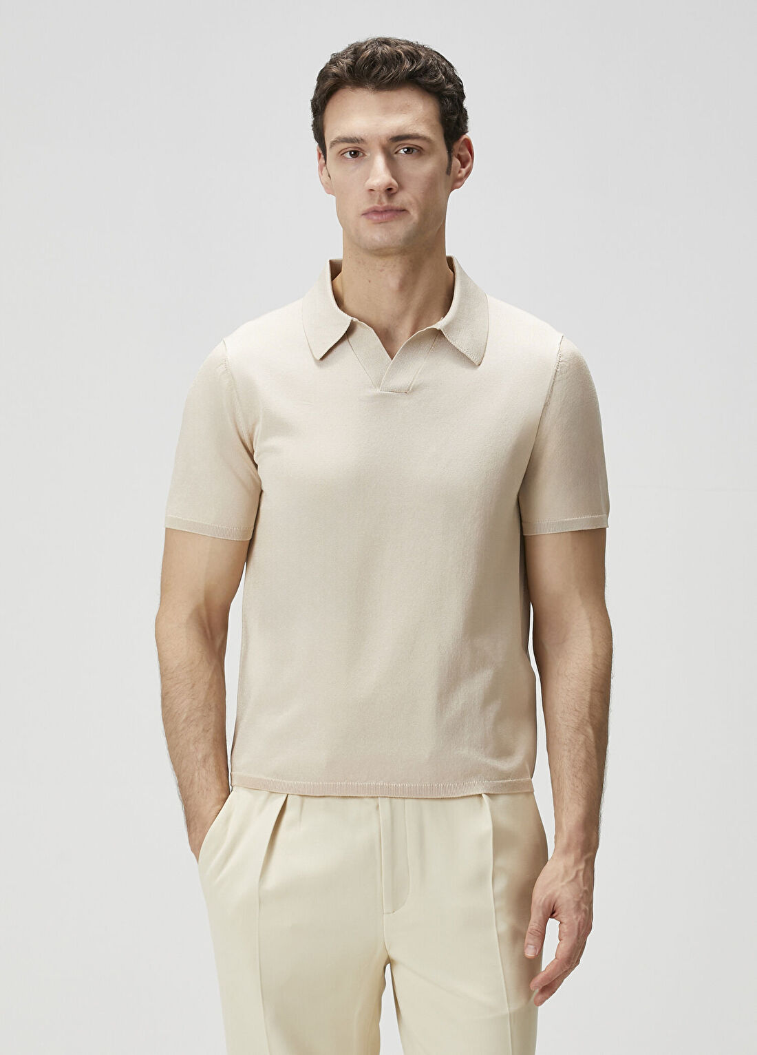 Sandro Bej Polo Triko T-shirt