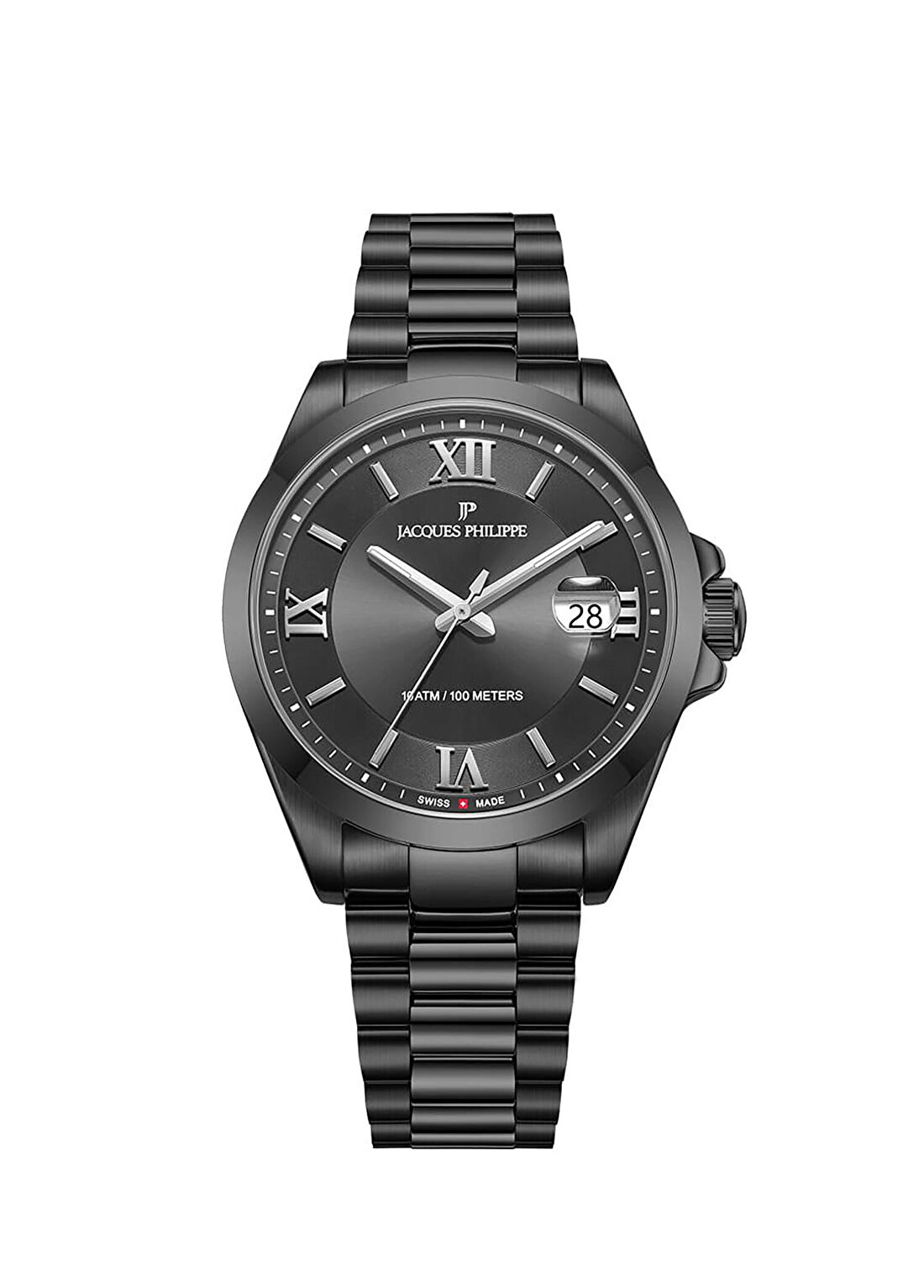 Jacques Philippe JPQGS338347V2 Füme Çelik Erkek Kol Saati