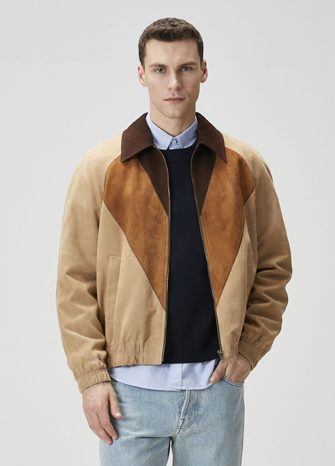 Valentino Kahverengi Süet Mont