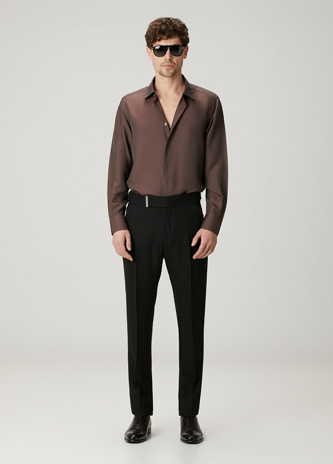 Tom Ford Kahverengi Gömlek görsel 2