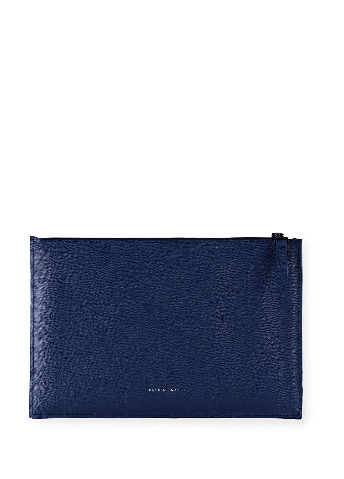 Pack'n Travel Lacivert Deri Unisex Clutch El Çantası