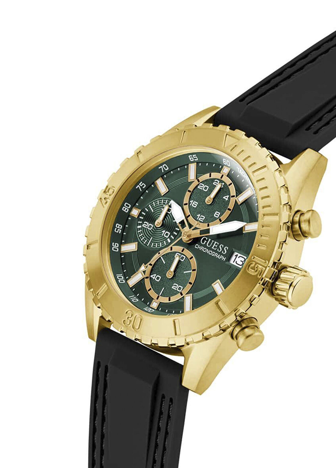 Guess GUGW0967G2 Siyah Silikon Erkek Kol Saati görsel 4