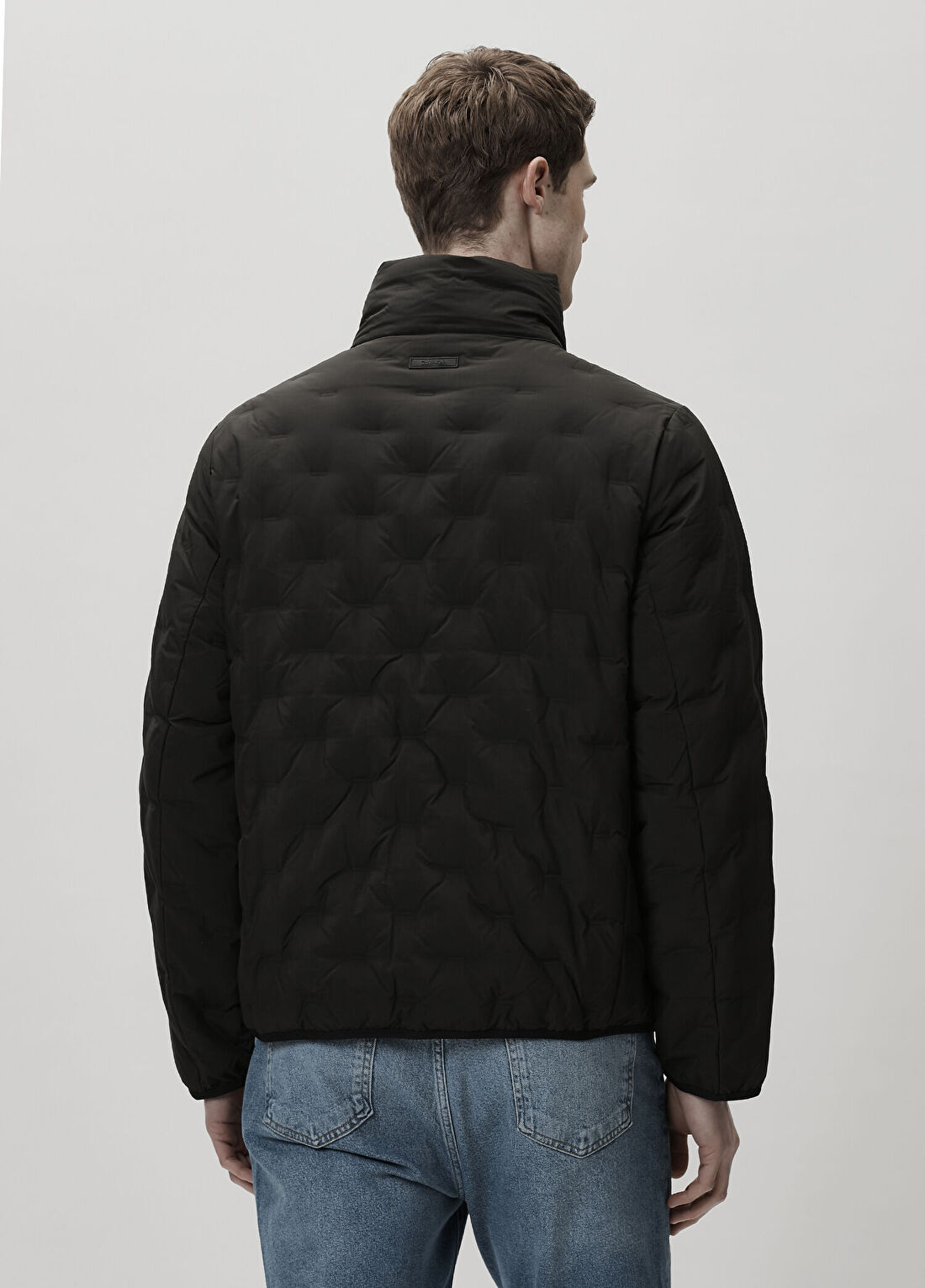 Calvin Klein Siyah Puff Mont görsel 4