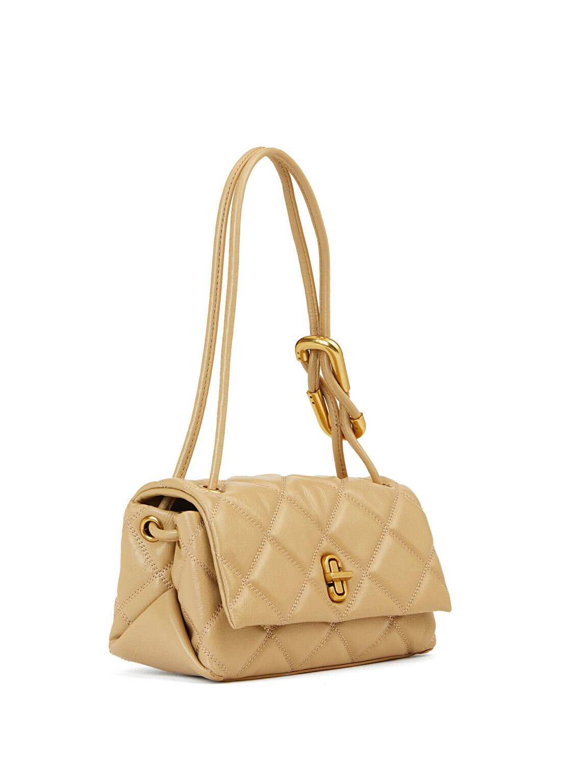 Marc Jacobs Camel Kapitoneli Kadın Deri Çanta görsel 3