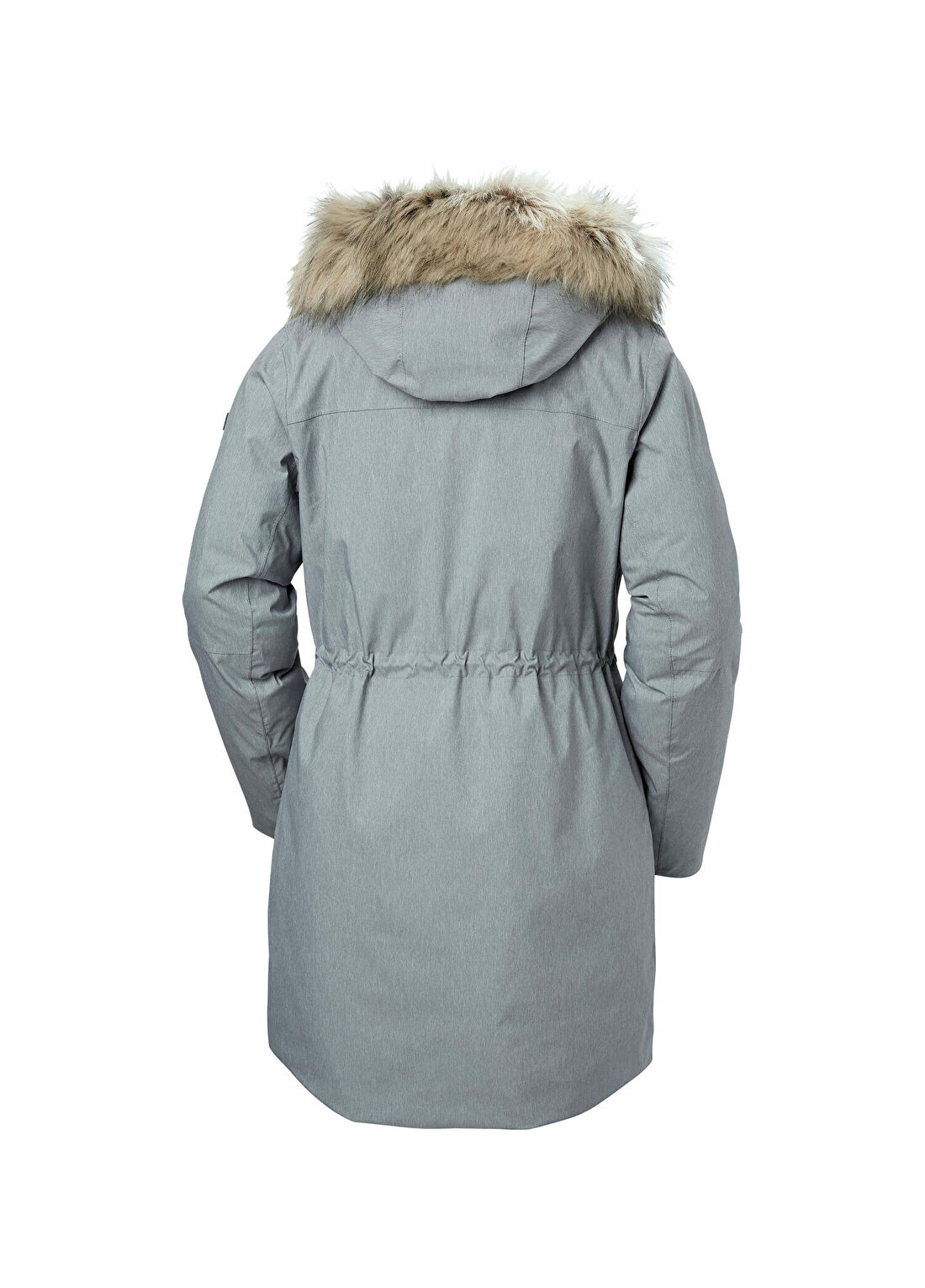 Helly Hansen W Senja Grey Melange Kadın Parka görsel 4