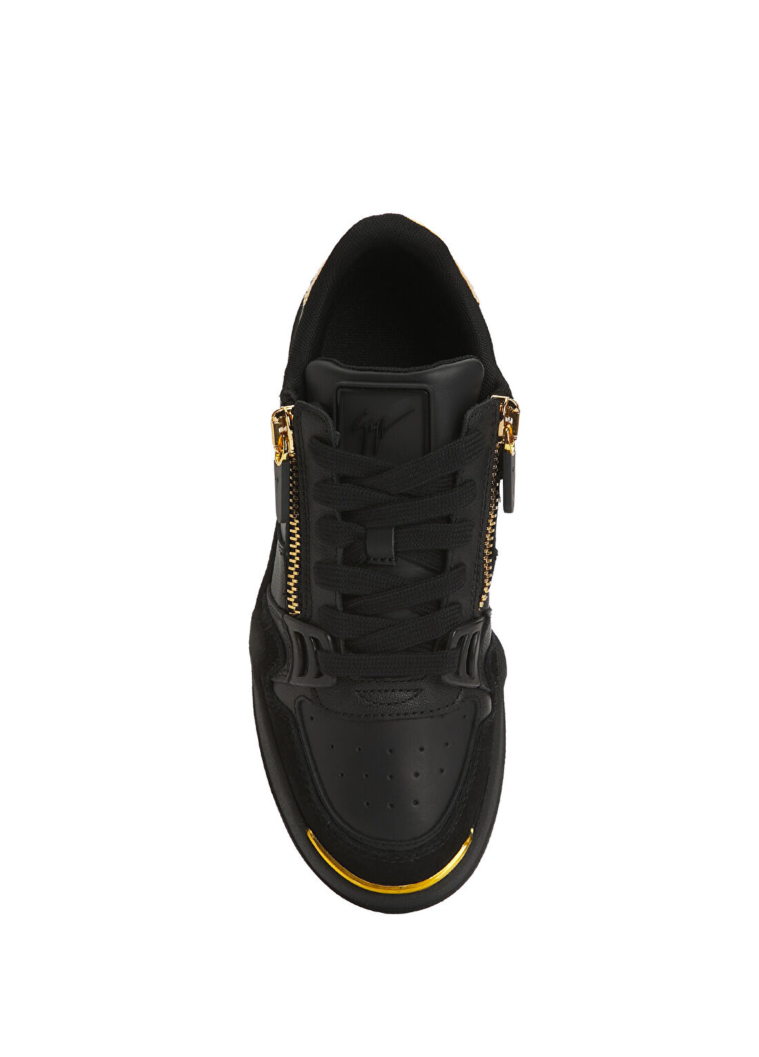 Giuseppe Zanotti Frankie Siyah Kadın Deri Sneaker görsel 4