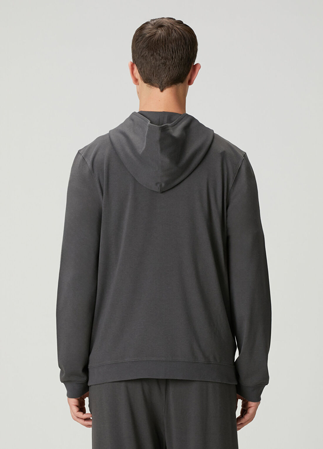 Skims Gri Kapüşonlu Sweatshirt görsel 4