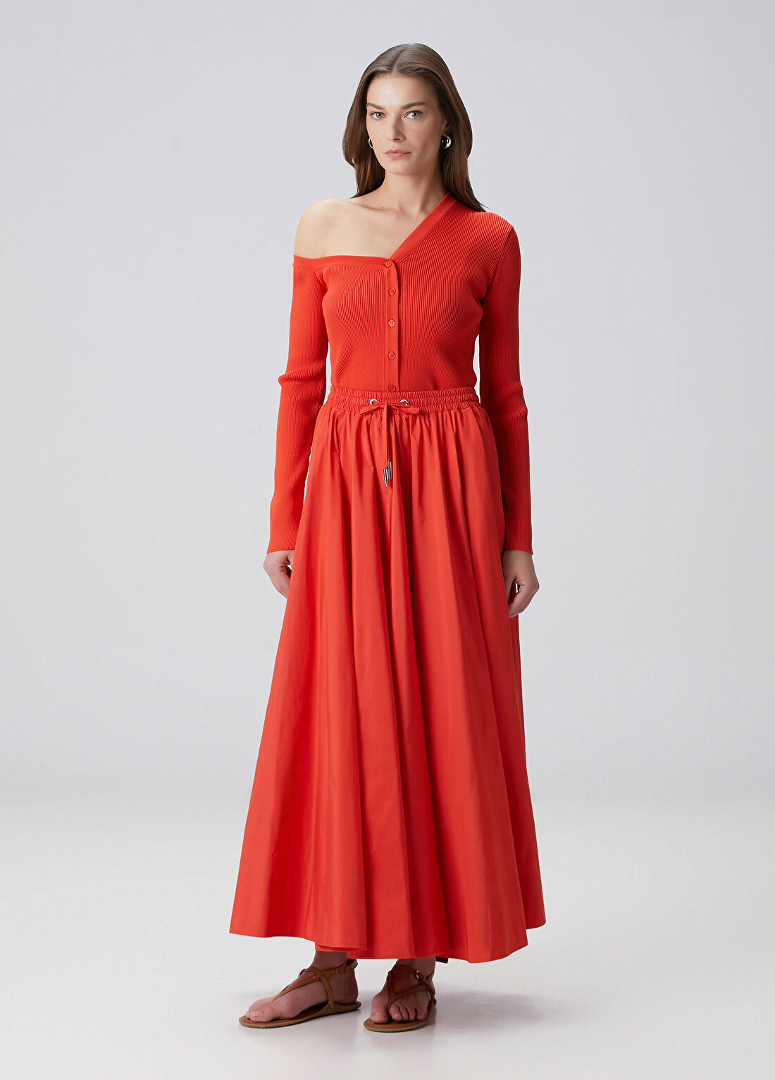 Beymen Collection Nar Çiçeği Düşük Omuzlu Hırka görsel 2