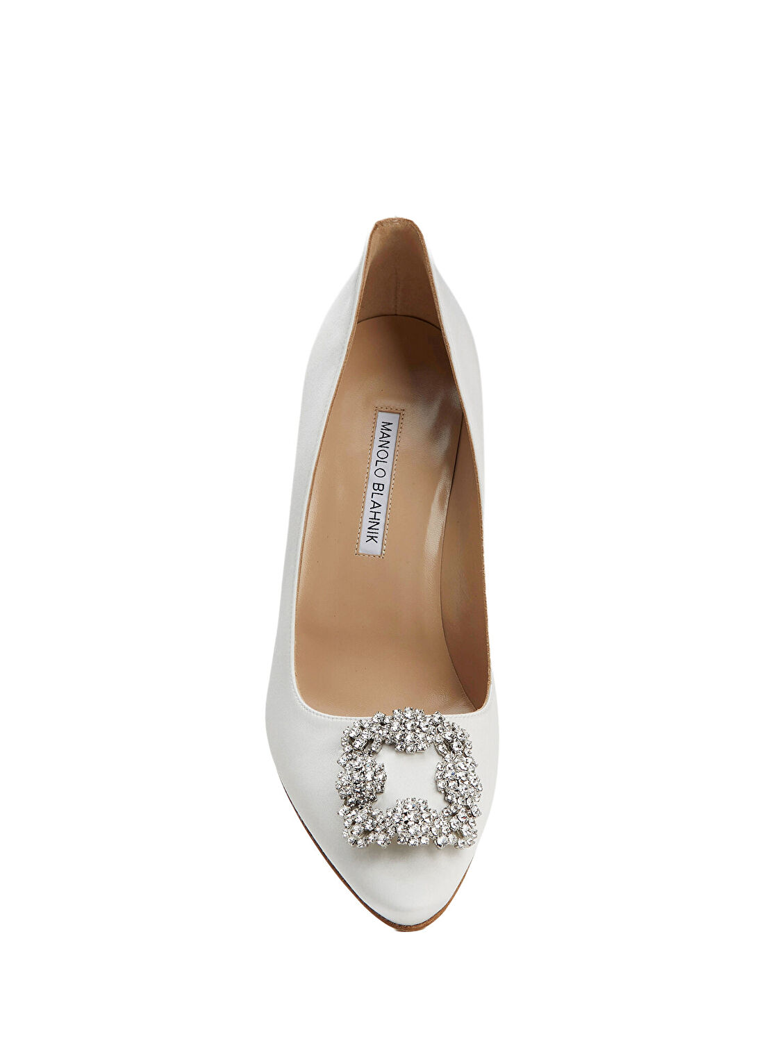 Manolo Blahnik Hangisi Krem Stiletto görsel 4