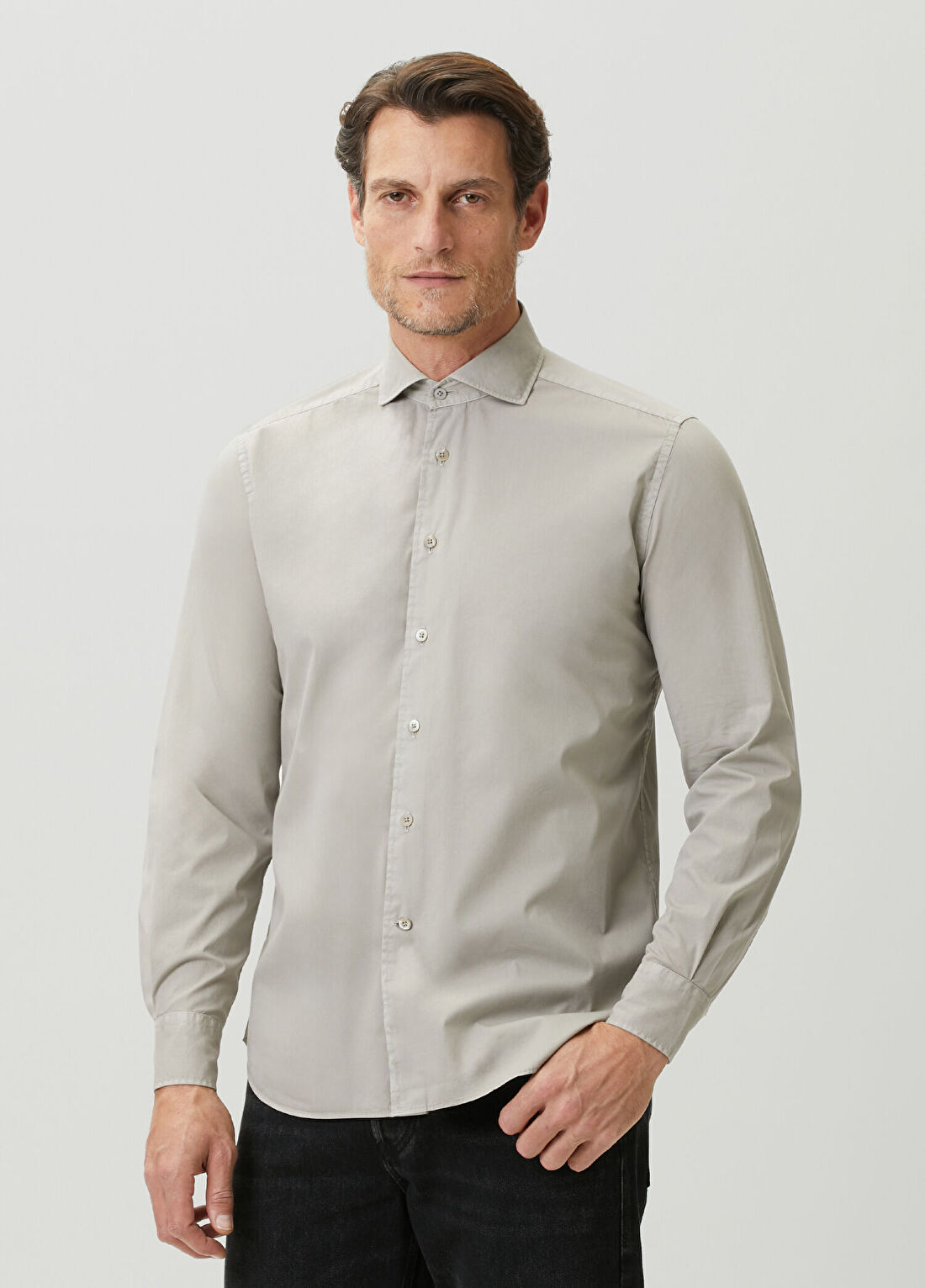 Corneliani Açık Haki Gömlek görsel 4
