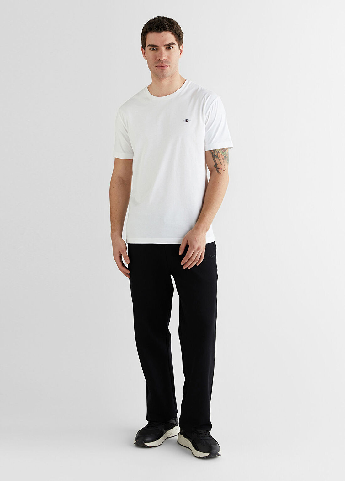 Gant Siyah Regular Fit Erkek Eşofman Altı