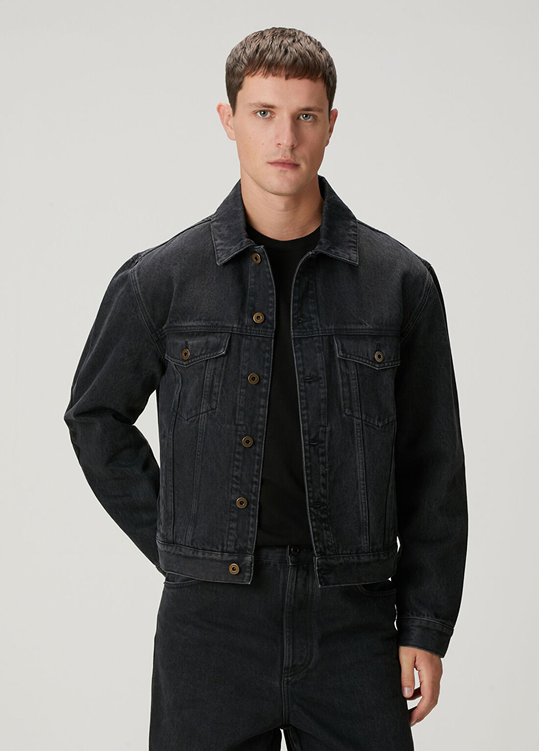 Loewe Siyah Denim Ceket
