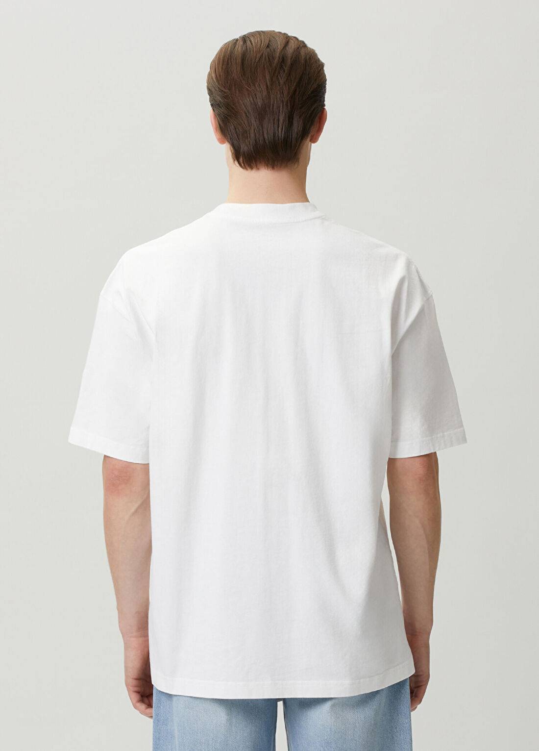 AllSaints Biggy Beyaz T-shirt görsel 4