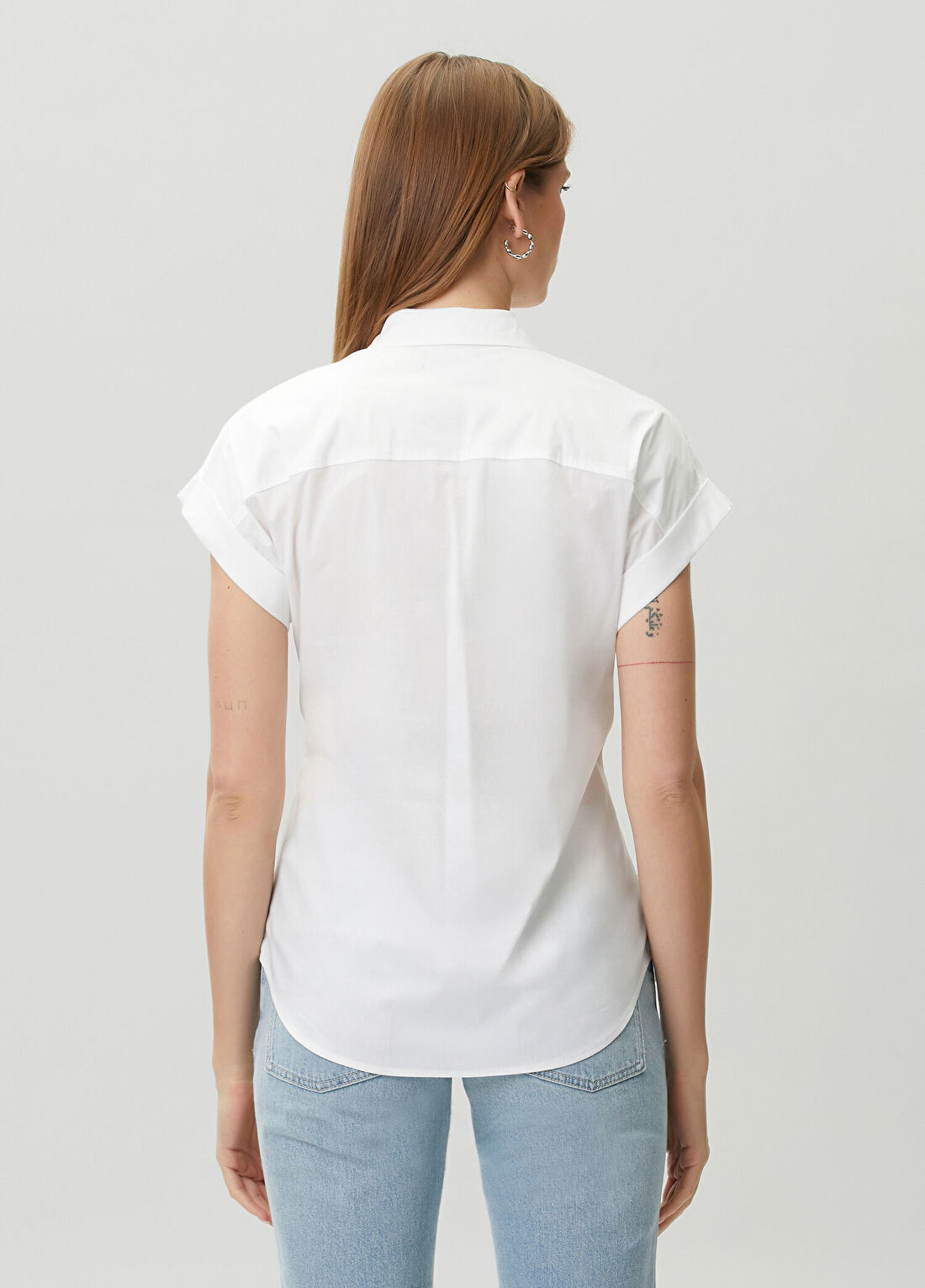 Lauren Ralph Lauren Beyaz Gömlek görsel 4