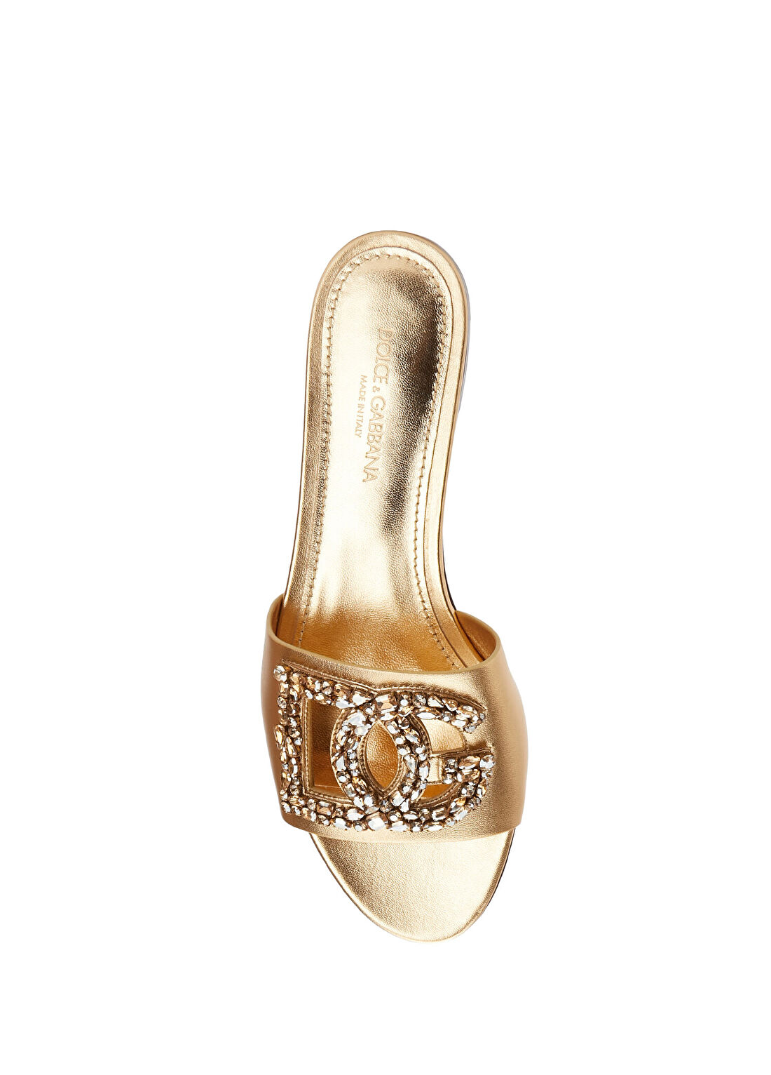 Dolce&Gabbana DG Gold Kadın Deri Terlik görsel 4