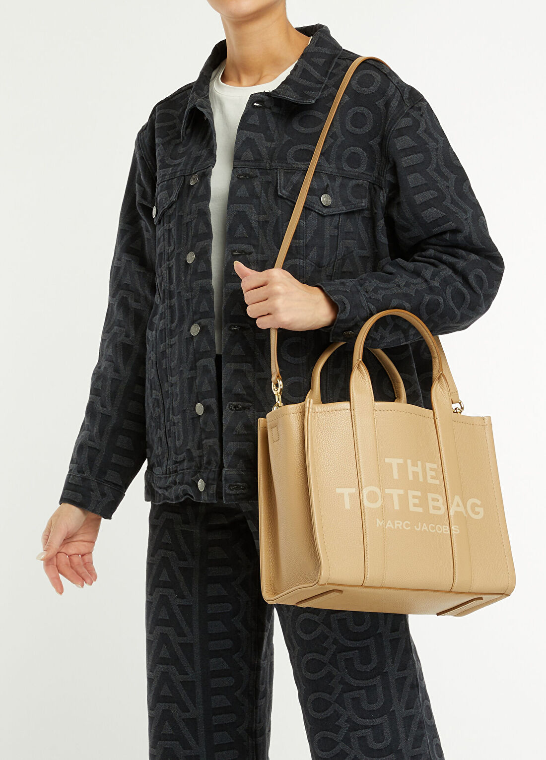 Marc Jacobs Medium Camel Kadın Deri Alışveriş Çantası görsel 2