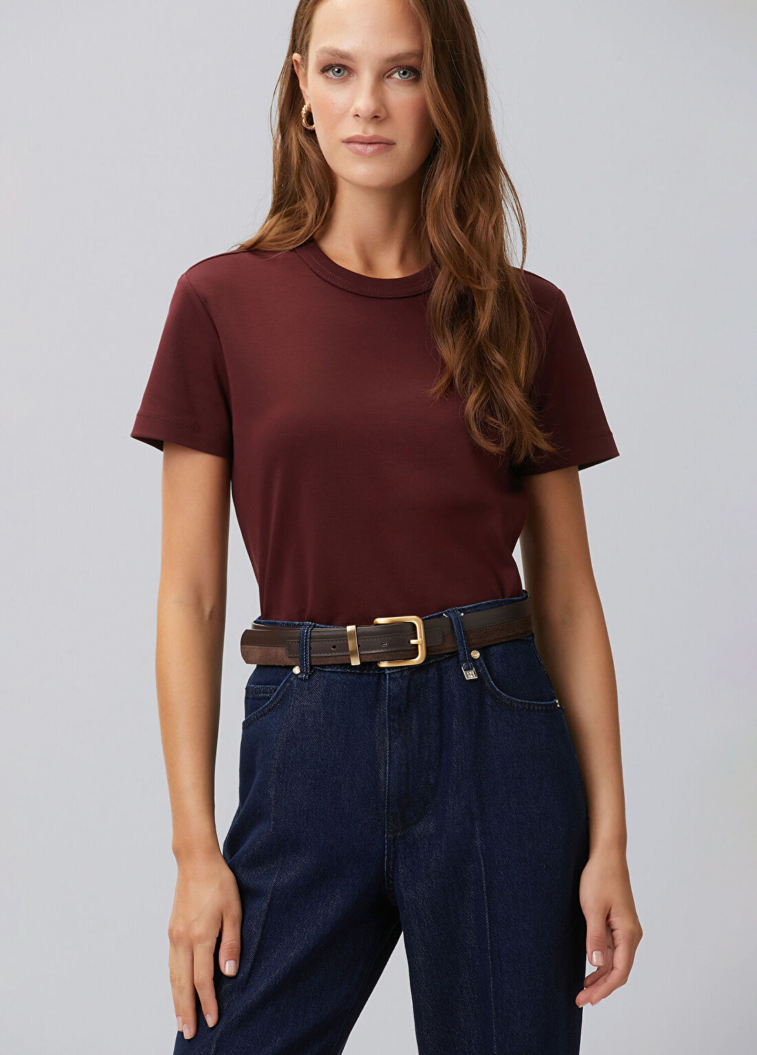 Network Bordo Basic T-shirt