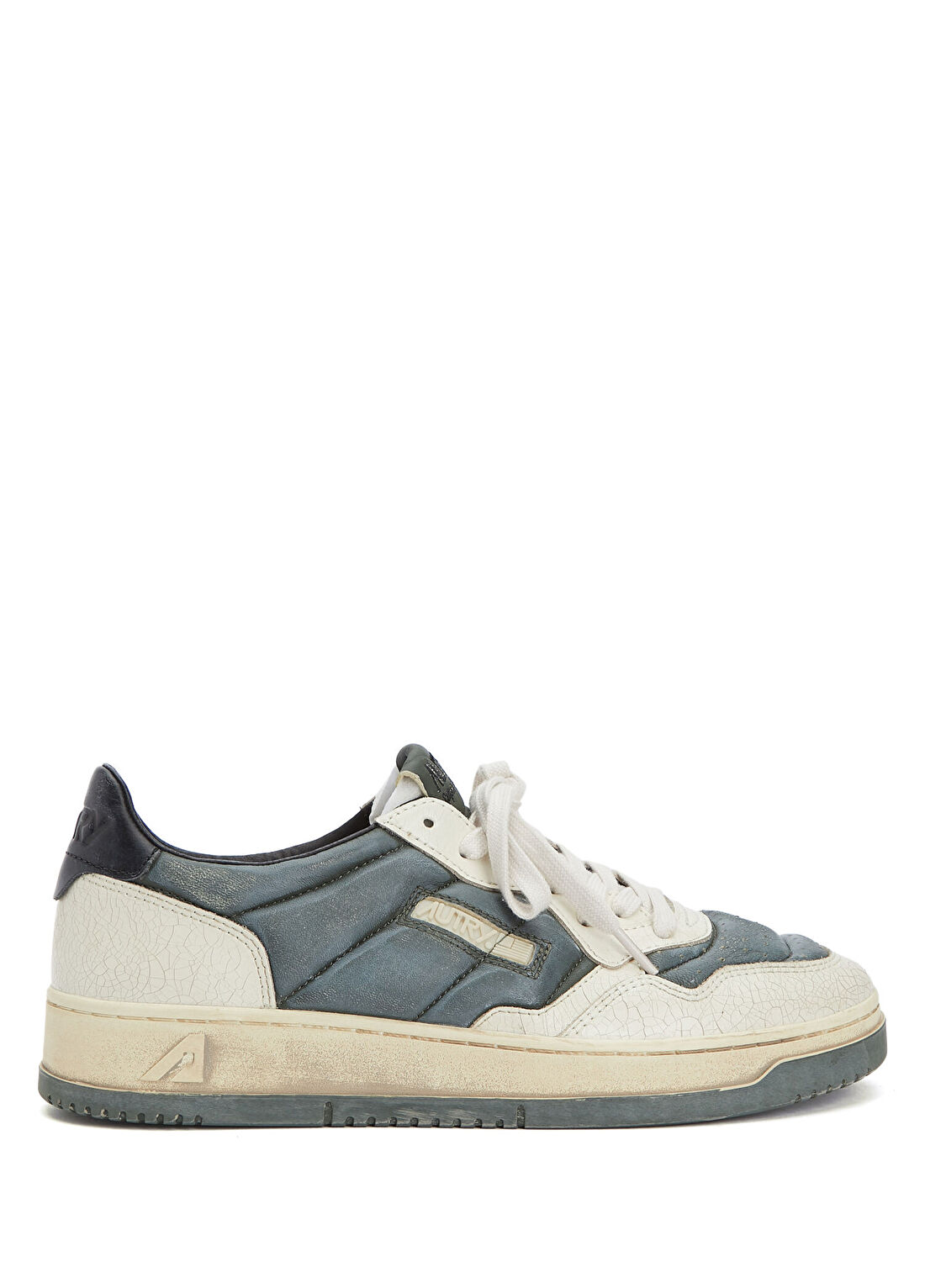 Autry Medalist Sup Yeşil Bej Erkek Deri Sneaker